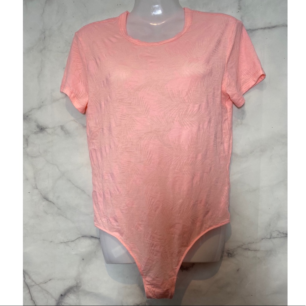 NWT Pink Coral Bodysuit Small Victoria’s Secret - Picture 1 of 6